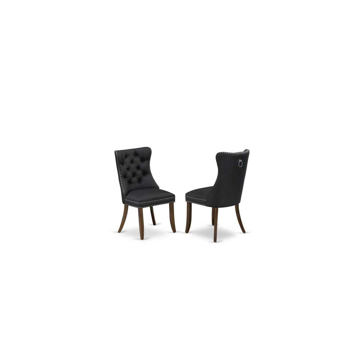 9 Piece Dining Table Set with 8 Dark Grey PU Leather Chairs H3199