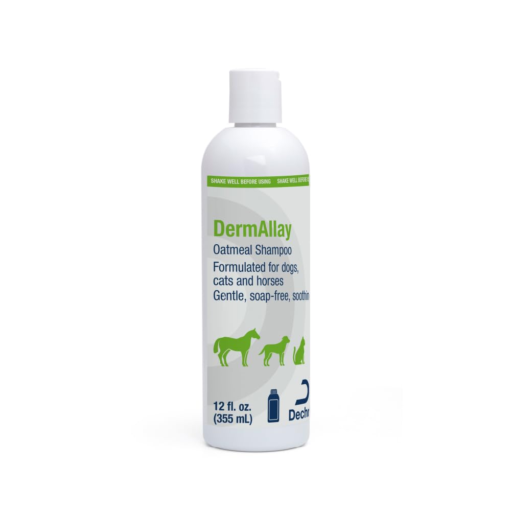 Oatmeal Shampoo for Dogs, Cats and Horses, 12 Fl Oz W4849