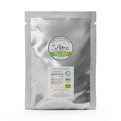 Organic Free Range Chicken Bone Broth Powder 1LB V381
