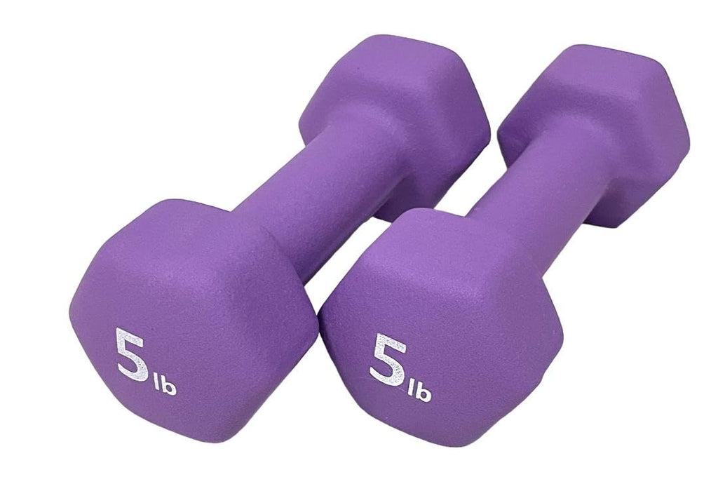 Neoprene Coated Dumbbell Hand Weight Set J155335