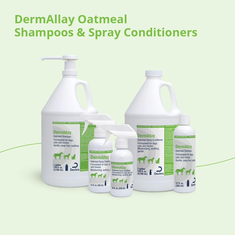 Oatmeal Shampoo for Dogs, Cats and Horses, 12 Fl Oz W4849