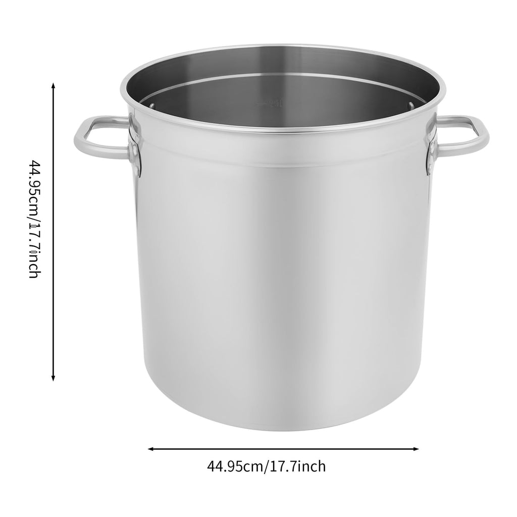78 Qt Stainless Steel Stock Pot with Lid P777