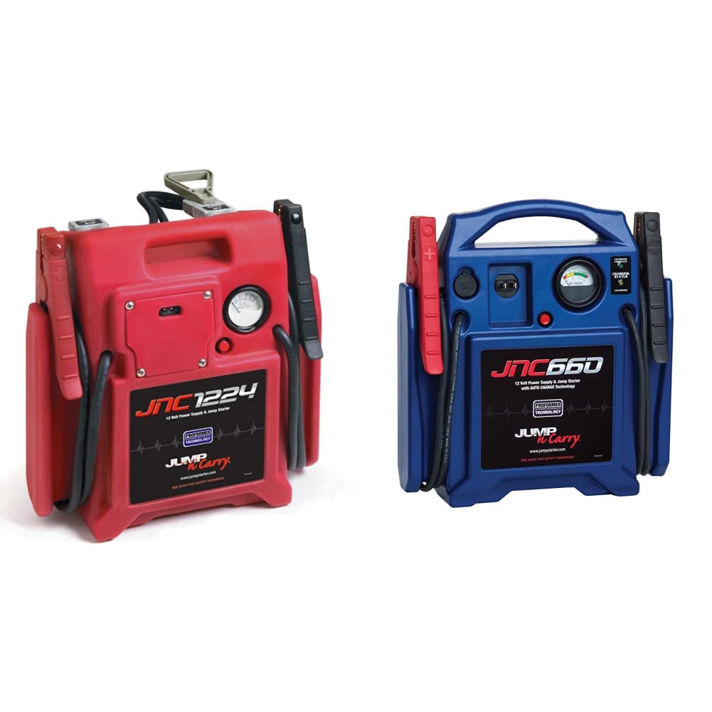 12/24V Jump Starter and 12 Volt Jump Starter Bundle R32505