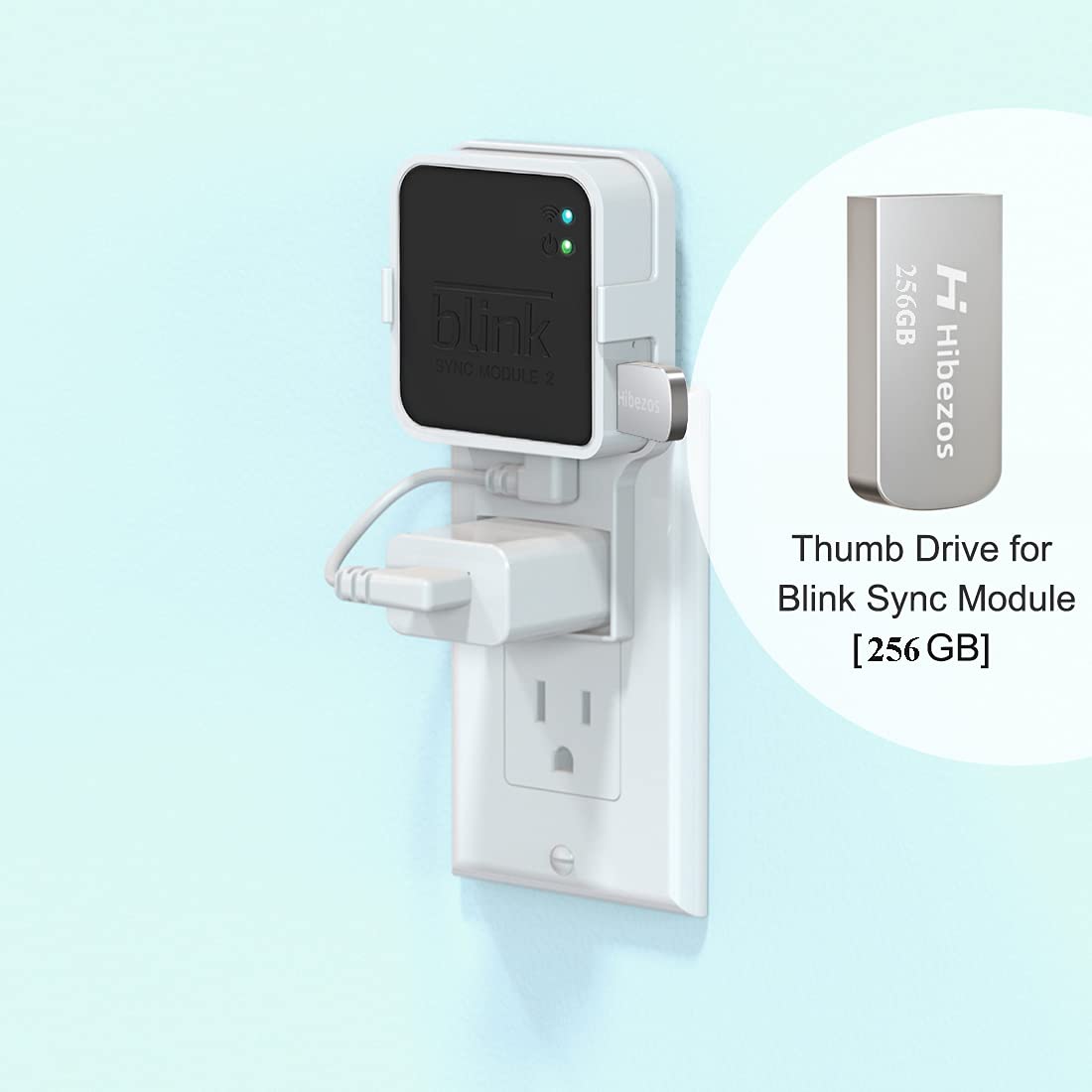 256GB USB Flash Drive & Outlet Mount T474