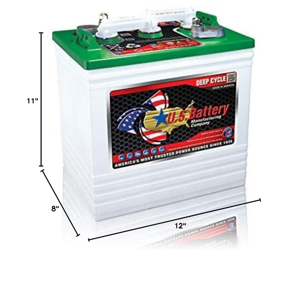 6-Volt Deep Cycle Marine Battery Set of 4 W7206