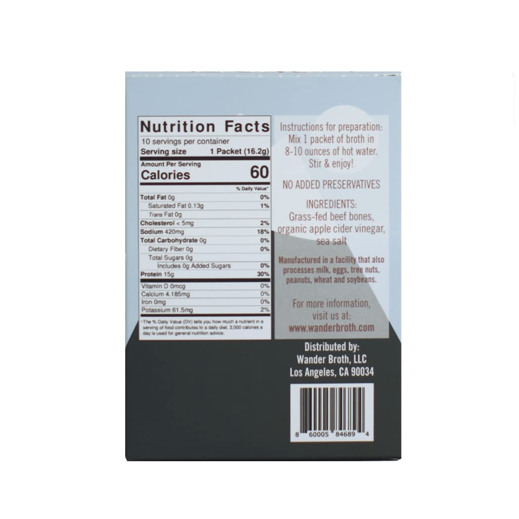 Freeze-Dried Grass-Fed Beef Bone Broth 10 Pack T443860