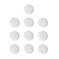White 10 Pcs Thumbstick Caps for VR Controller P75277