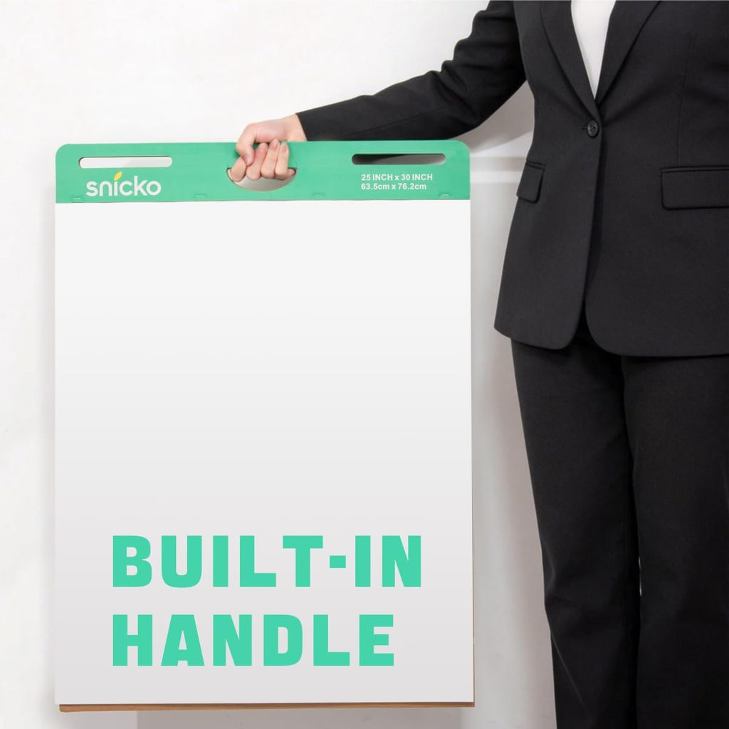 White Self Stick Easel Pad 25 in x 30 in 30 Sheets 2 Pads G9655