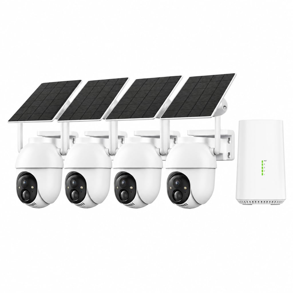 Wireless Solar Security Camera System X681242