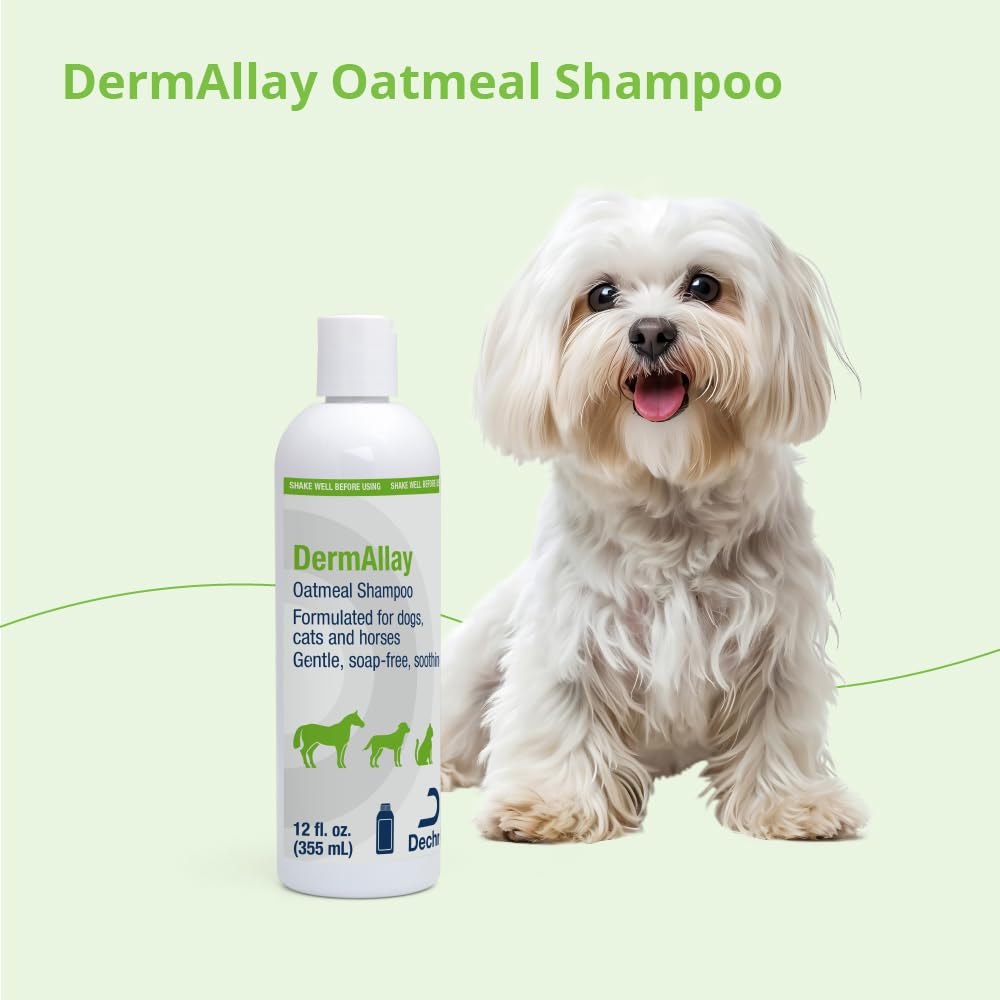 Oatmeal Shampoo for Dogs, Cats and Horses, 12 Fl Oz W4849