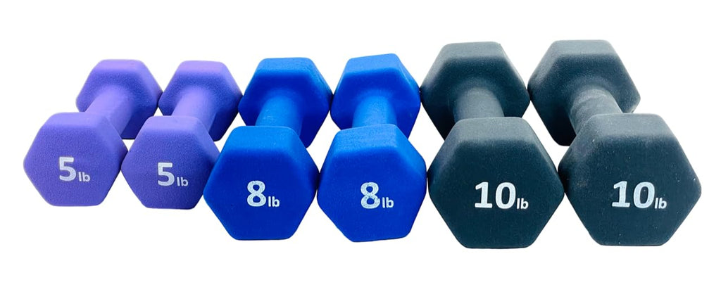 Neoprene Coated Dumbbell Hand Weight Set J155335
