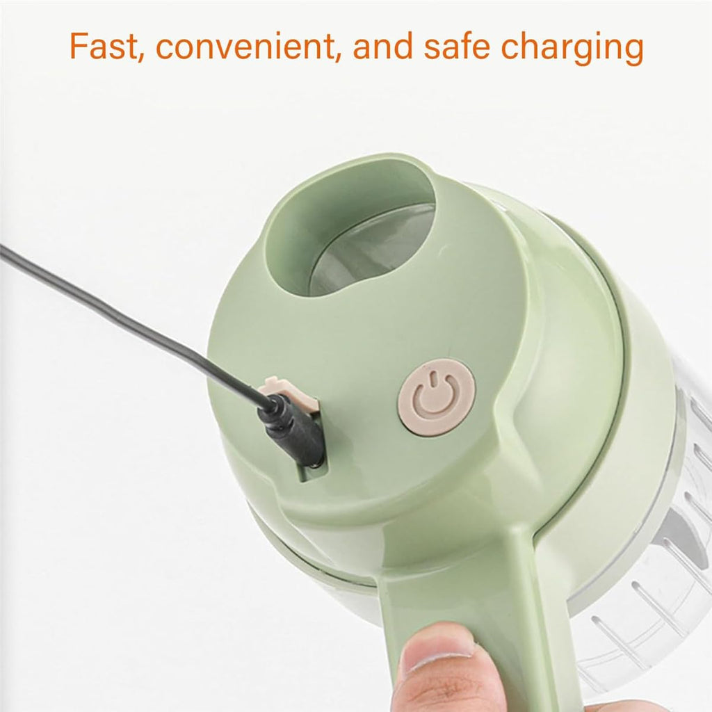 4 in 1 Electric Vegetable Cutter Set N8288