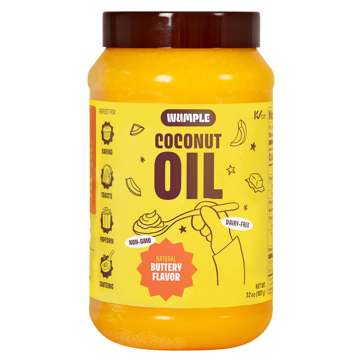 Natural Butter Flavored Coconut Oil 32 oz O917198