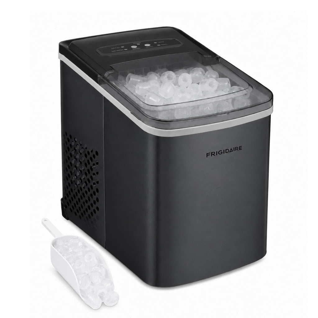 Portable 26 lb per Day Bullet Ice Maker Machine Black Stainless Steel B754583