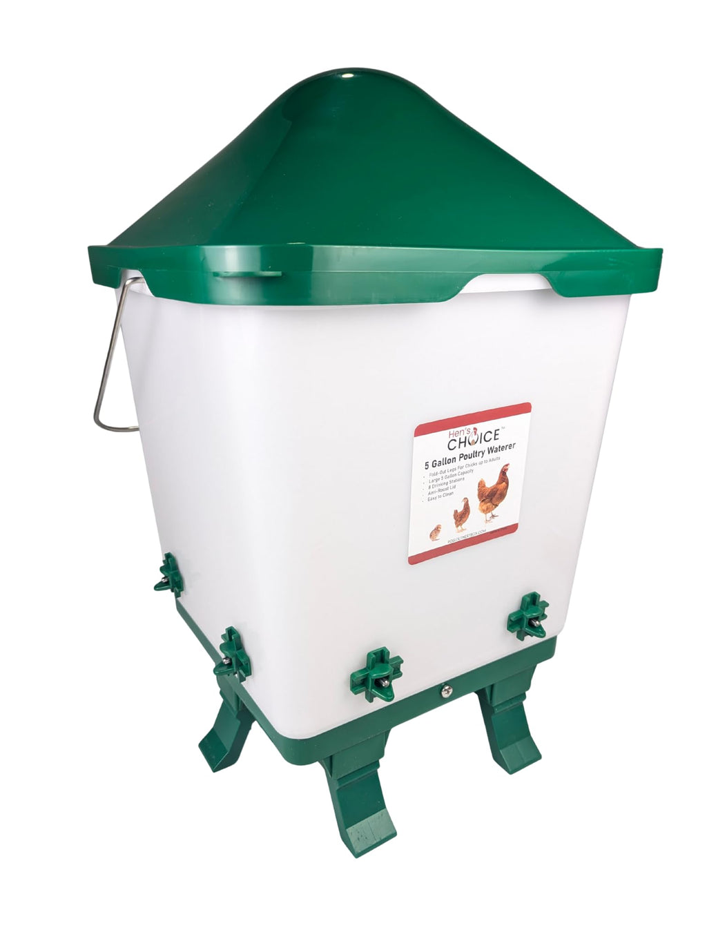 5 Gallon Chicken Waterer with 8 Nipples T73326