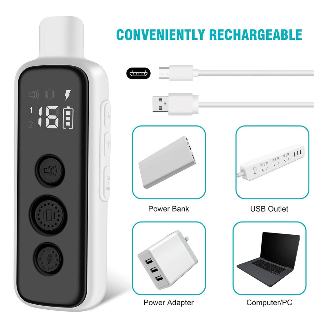 Waterproof Rechargeable Dog Training Collar with Remote H8694