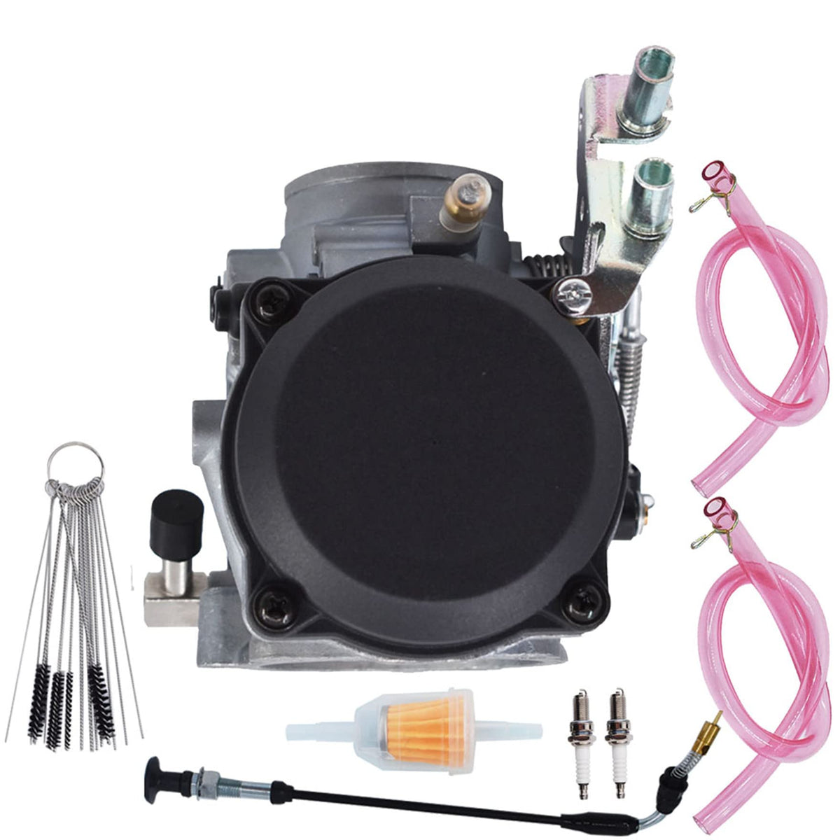 Carburetor with Fuel Filter Choke Cable Spark Plug J31772