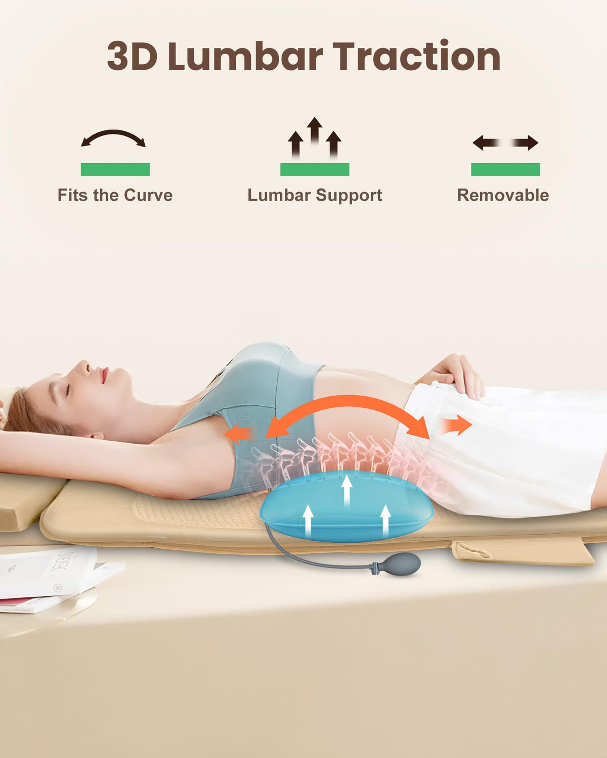 Foldable Full Body Massage Mat with Heat and Vibration M949