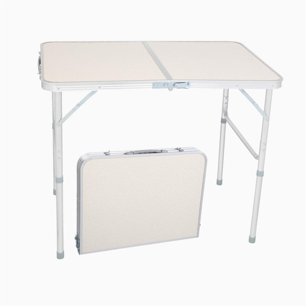 Folding Aluminum Camping Table White 3 FT G12664
