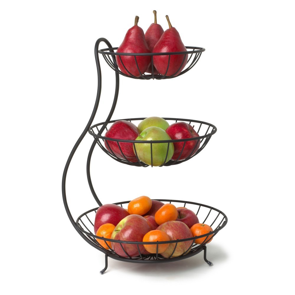 3 Tier Steel Fruit Basket Kitchen Organizer E635155