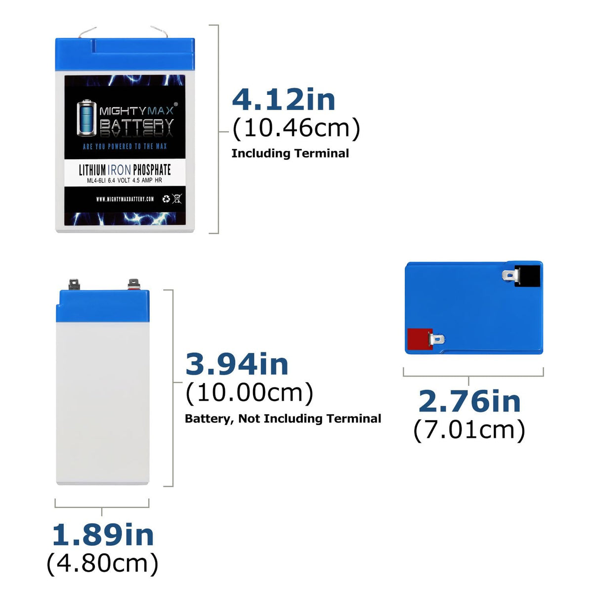 6V 4.5AH Lithium Replacement Battery B495487