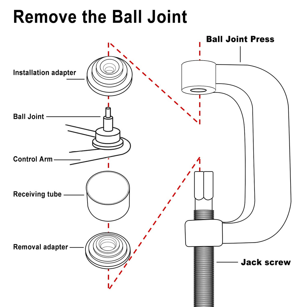 Heavy Duty Ball Joint Press Tool Kit N531