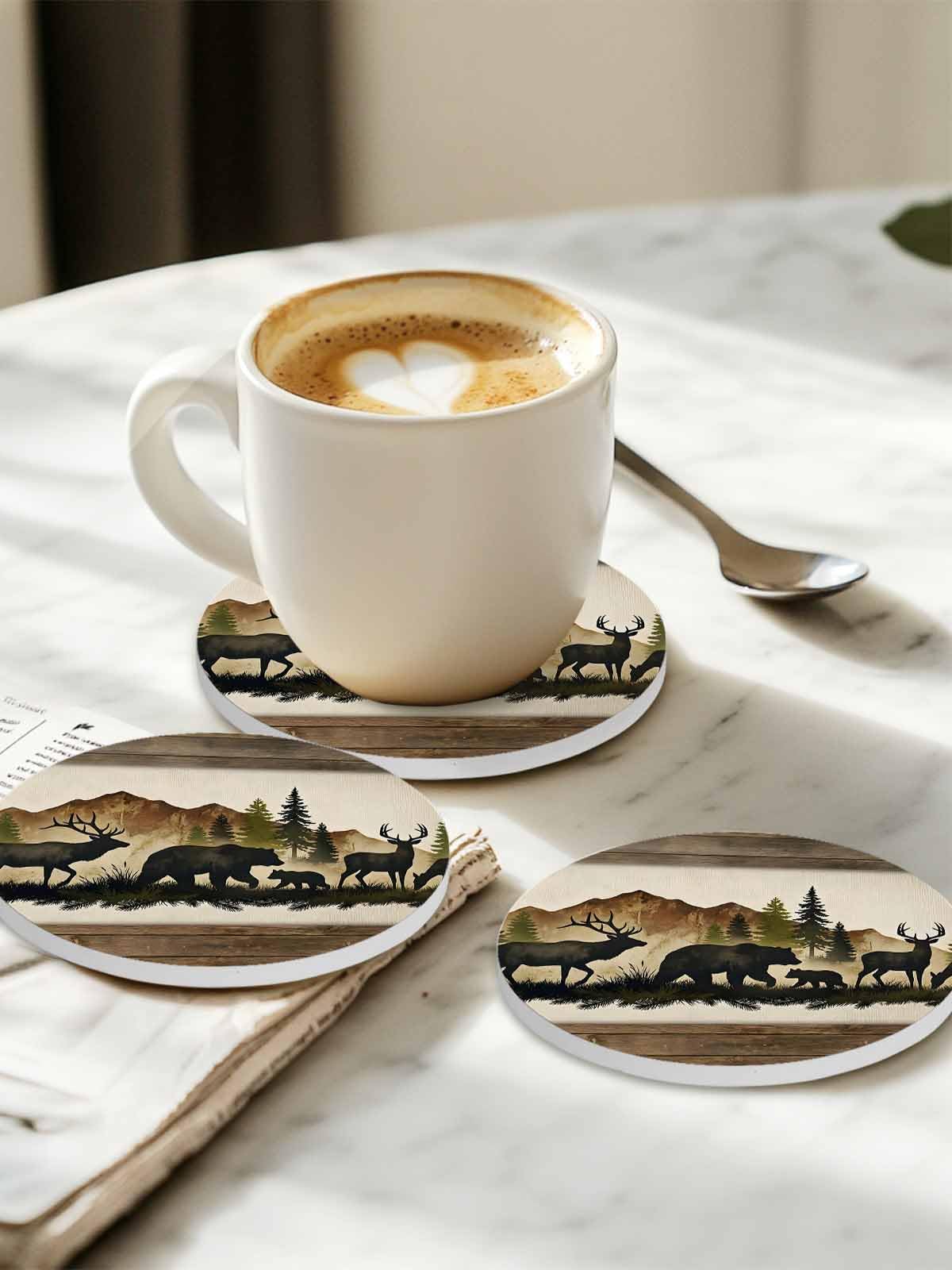 Ceramic Drink Coaster Set of 6 O285