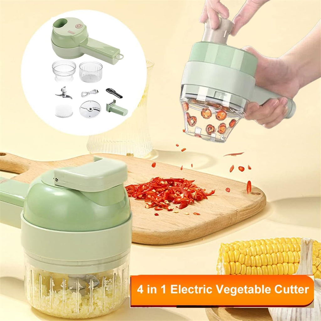 4 in 1 Electric Vegetable Cutter Set N8288