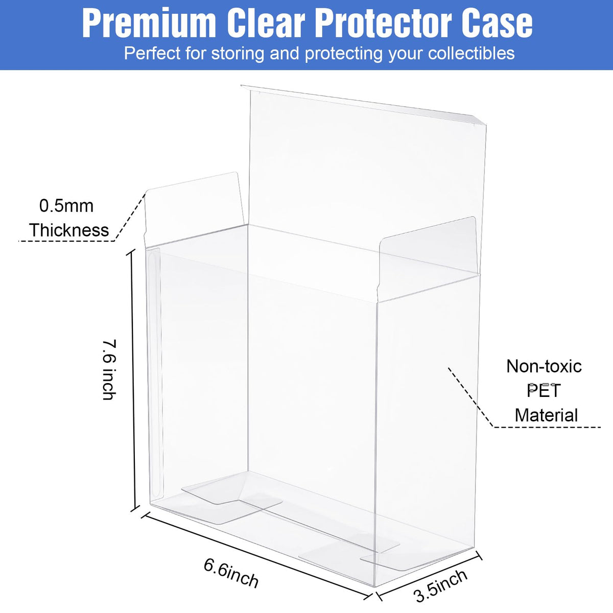 6 Pack Clear Cases X331167