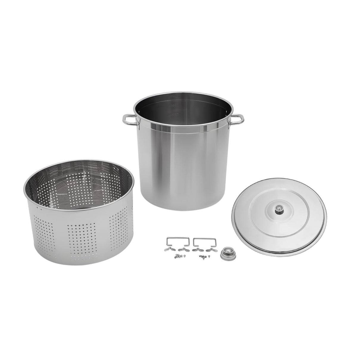 78 Qt Stainless Steel Stock Pot with Lid P777