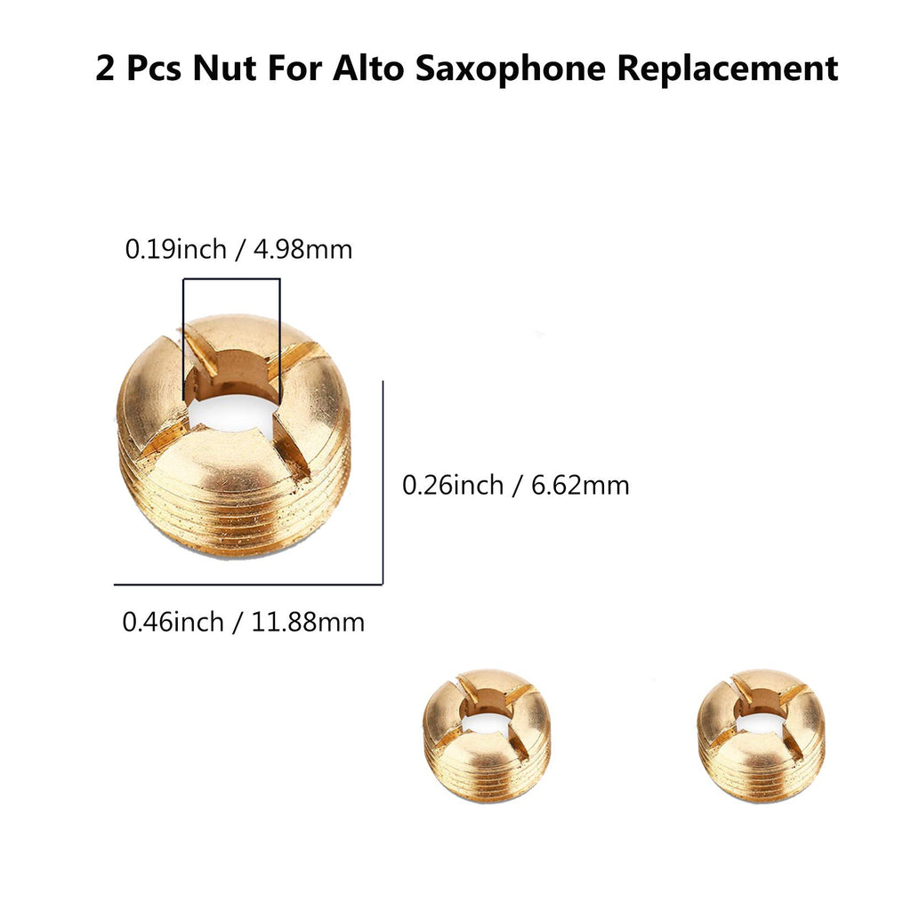 Alto Sax Repair Parts Screws and 25pcs Sax Pads Z40232