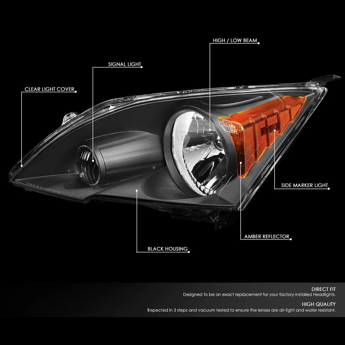 Headlight Assembly with LED Kit L198