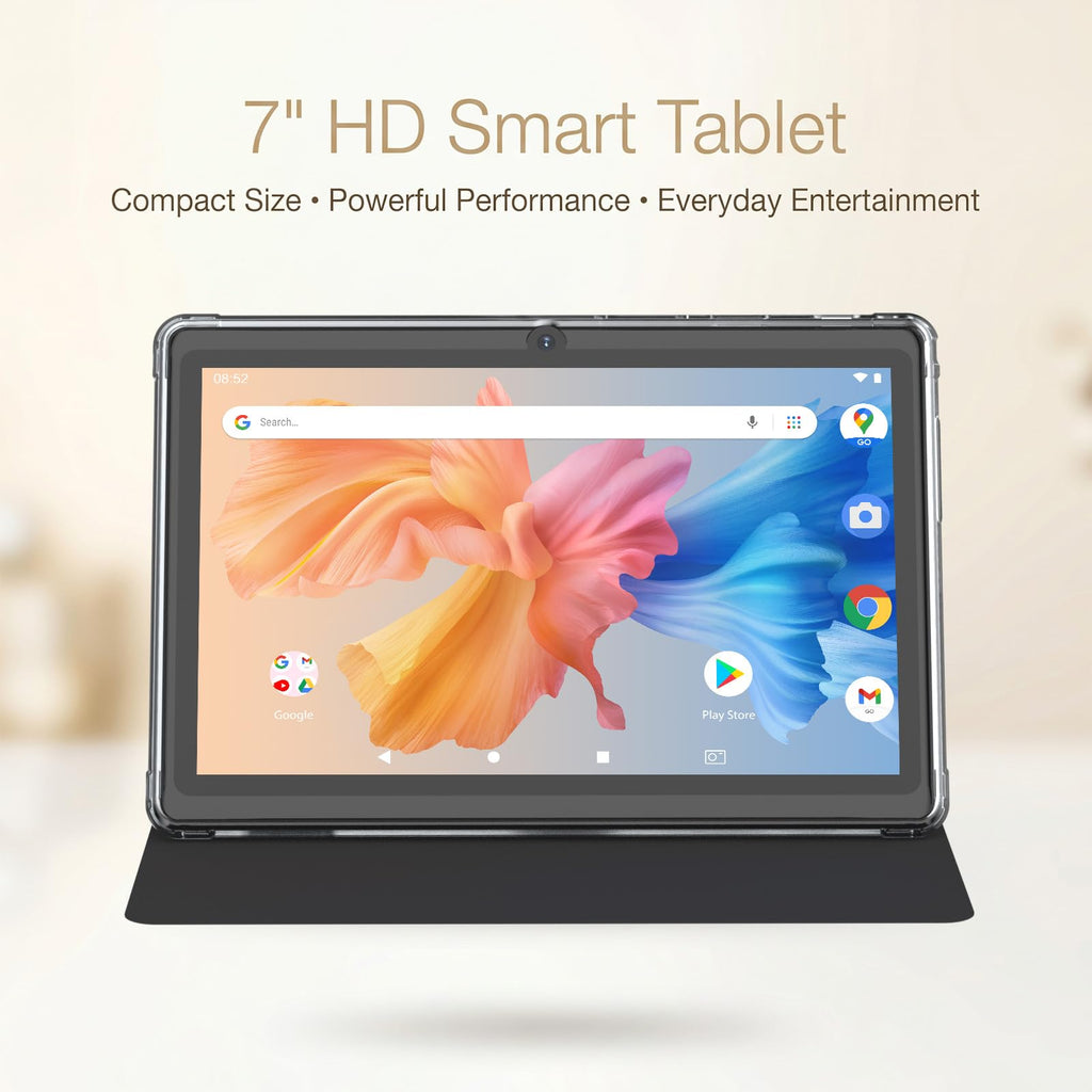 7 Inch Android Tablet with Protective Case, 8GB RAM 32GB ROM R270