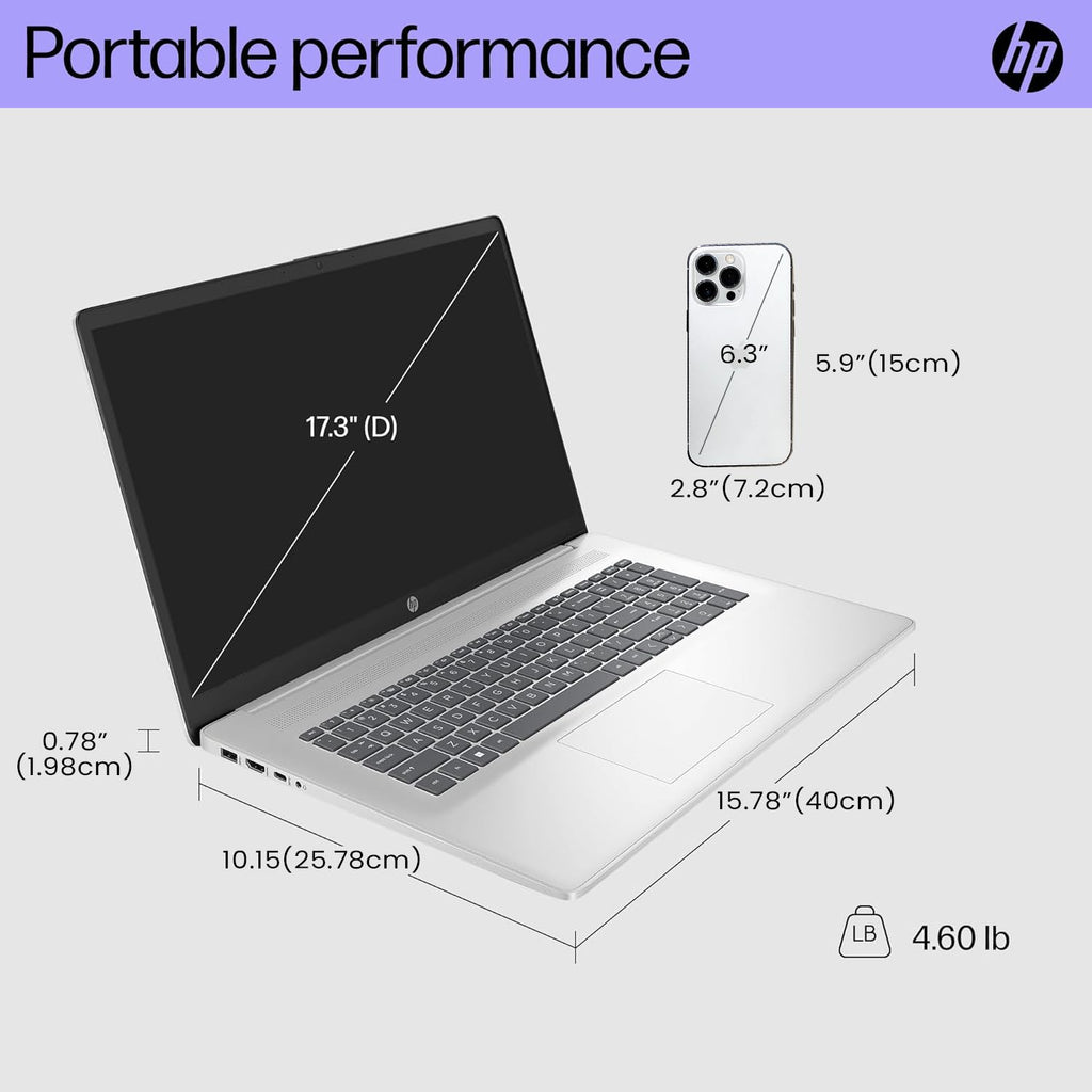 17.3" Touchscreen Laptop, 32GB RAM, 1TB SSD, Silver T6759