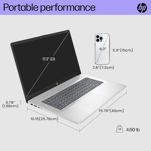 17.3" Touchscreen Laptop, 32GB RAM, 1TB SSD, Silver T6759
