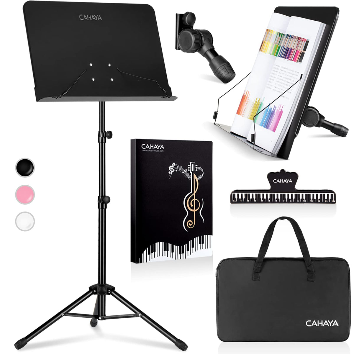Adjustable Black Sheet Music Stand H640766