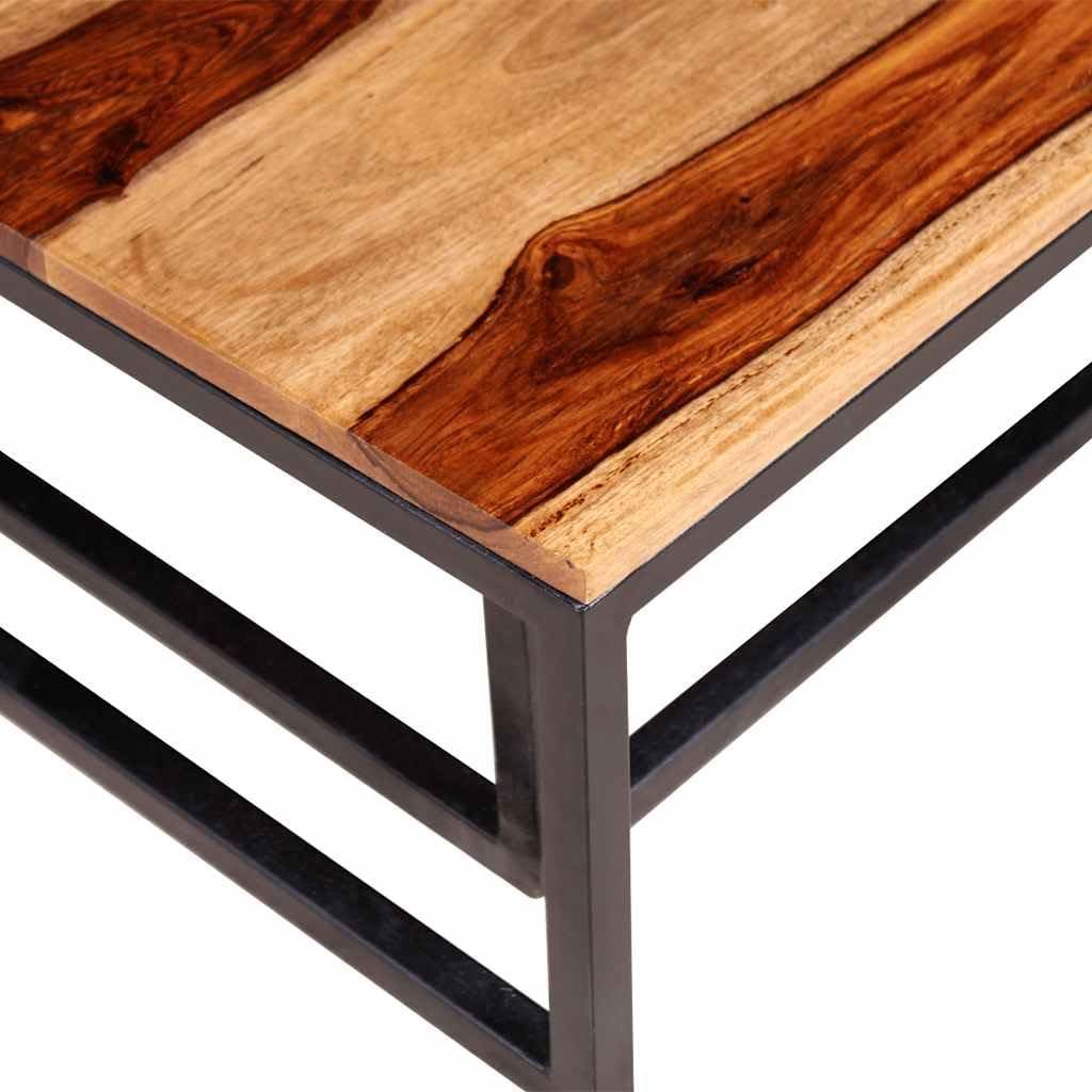 Solid Acacia Wood Nesting Coffee Table Set of 2 I981