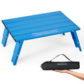 Ultralight Aluminum Mini Table, 66lbs/30kg Weight Capacity, Foldable Beach Table V50085