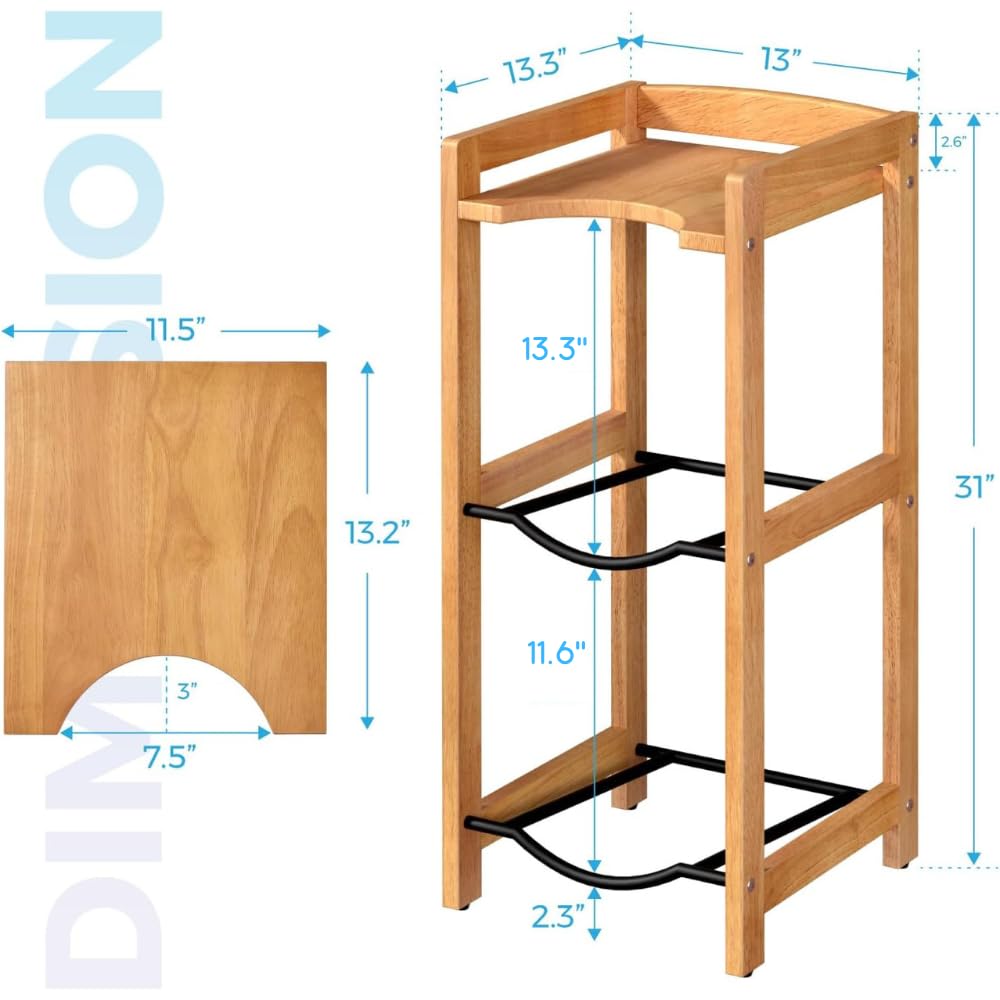 5 Gallon Water Jug Holder with Top Shelves N605