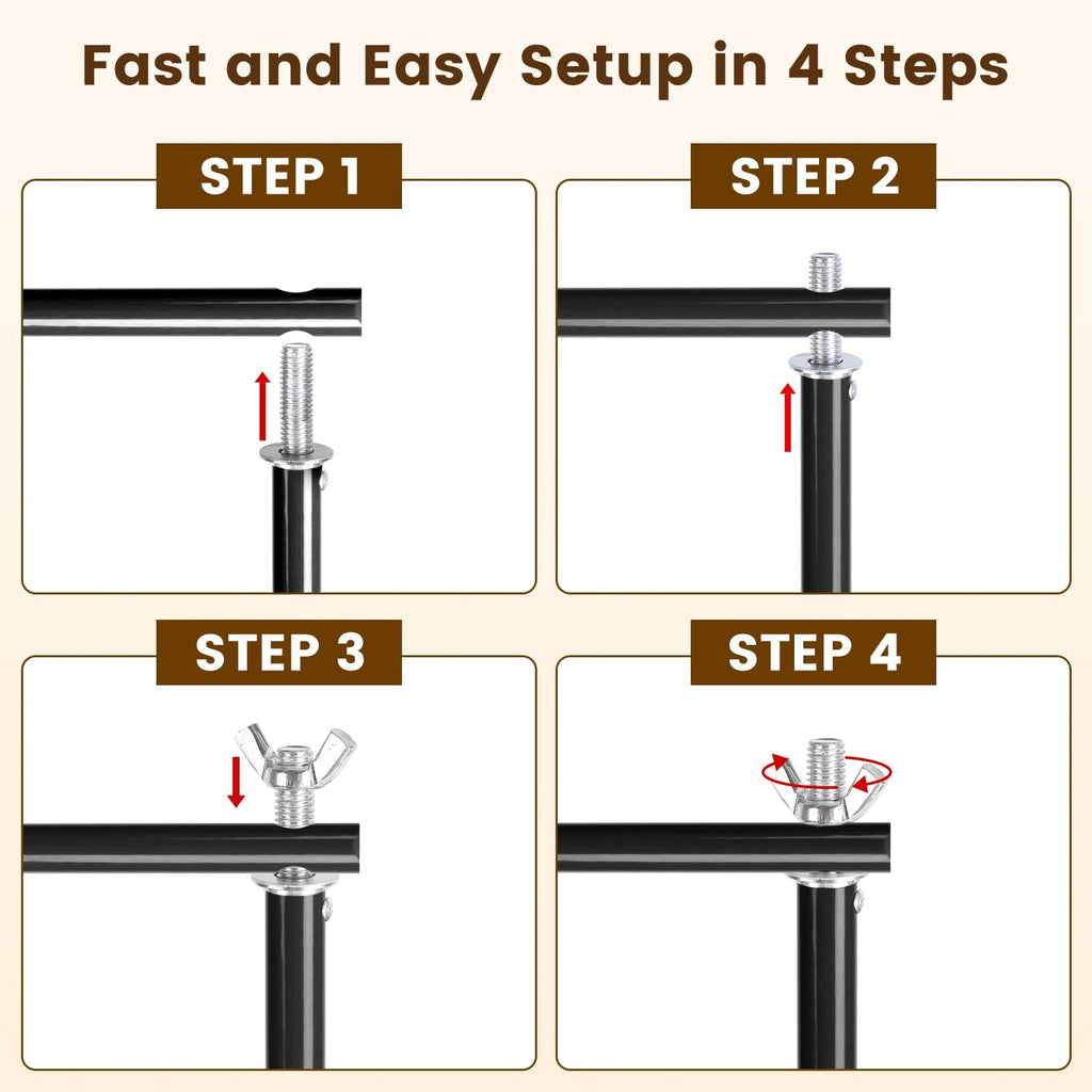 6.5 x 10ft Backdrop Support Stand Kit M3490