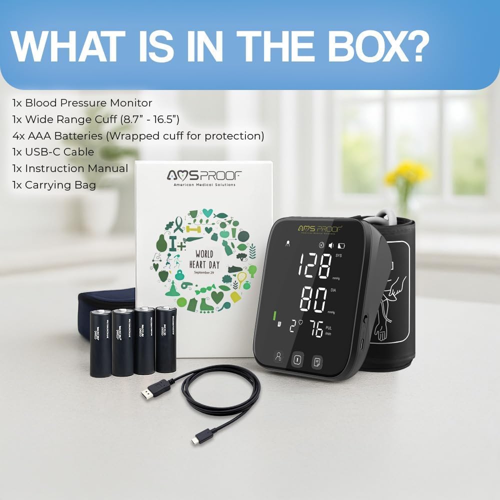Automatic Digital Upper Arm Blood Pressure Monitor with XL Cuff Q130