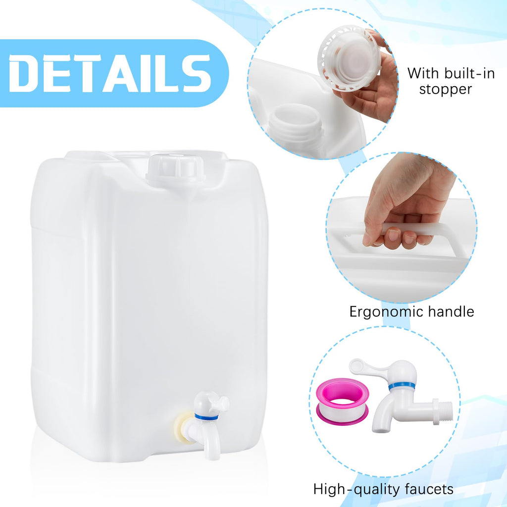 5.3 Gallon Plastic Water Dispenser with Spigot A9504