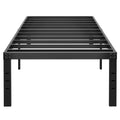 18 Inch Metal Twin Bed Frame Heavy Duty Noise Free P5434