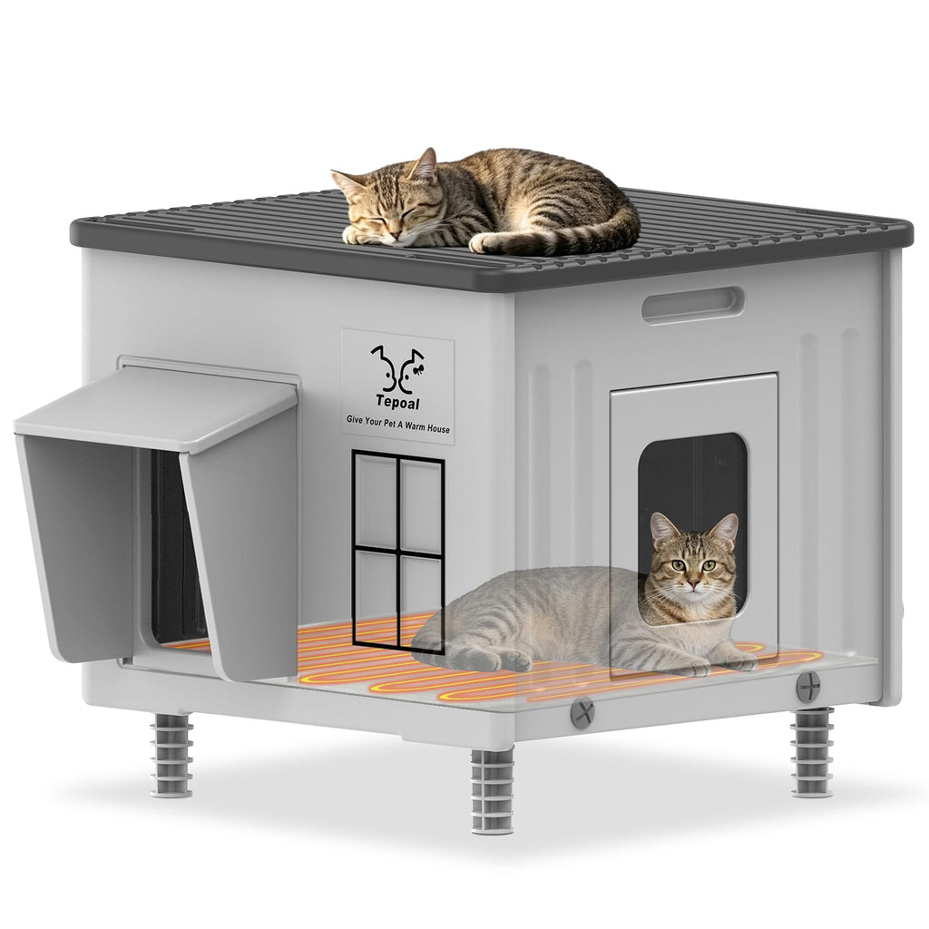 Heated Waterproof Insulated Cat House I865939