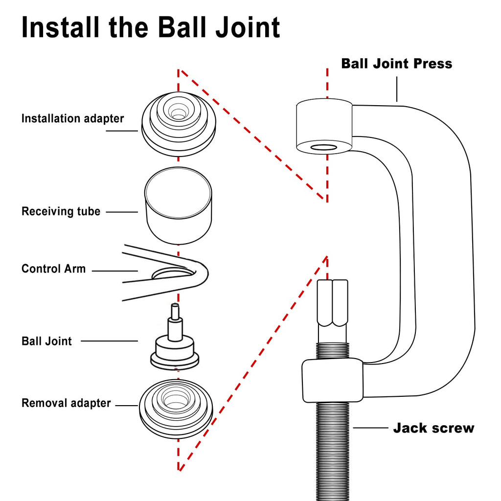 Heavy Duty Ball Joint Press Tool Kit N531