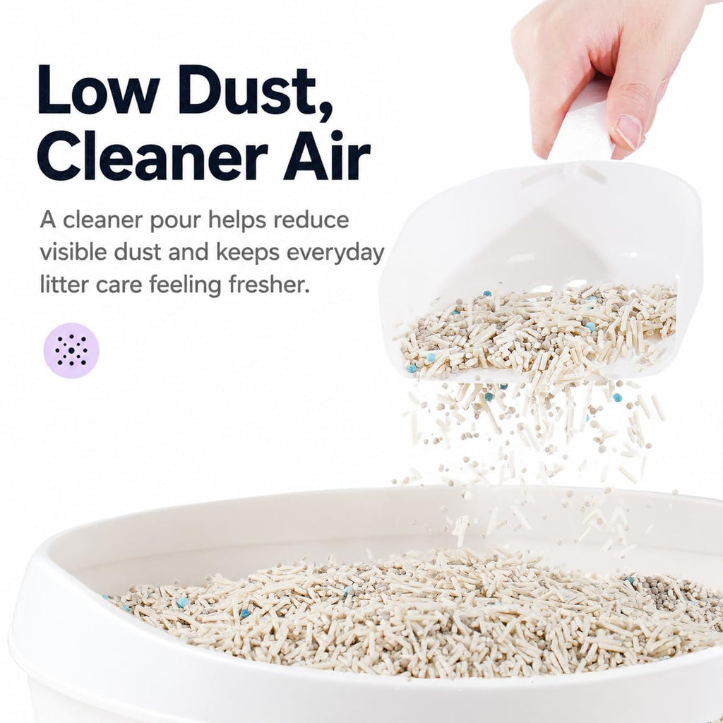 Tofu & Bentonite Mixed Cat Litter 18LB Lavender Scented Clumping E4051