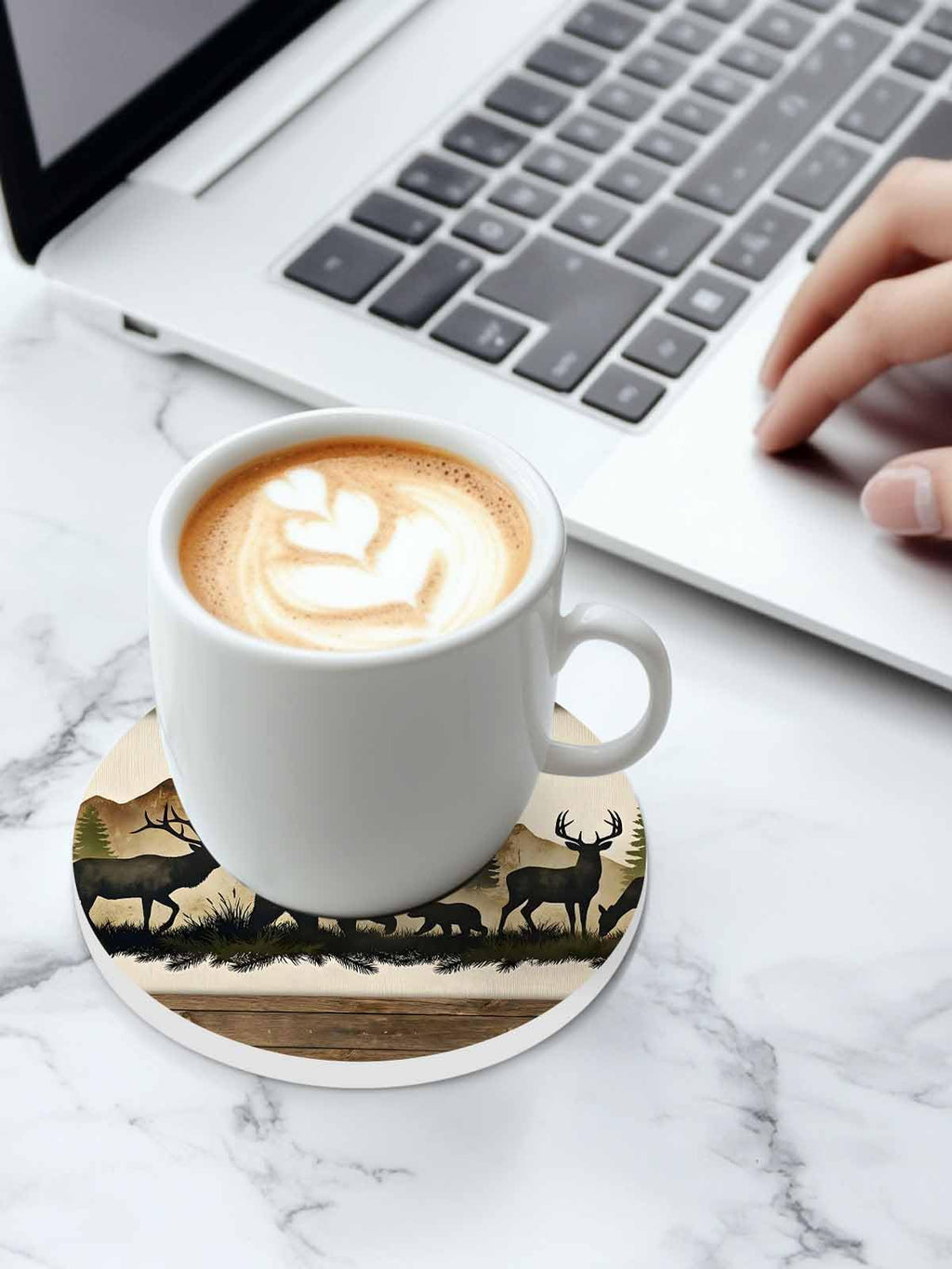 Ceramic Drink Coaster Set of 6 O285
