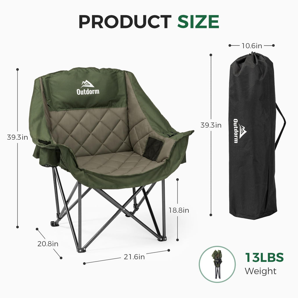 Oversized Camping Chairs 2 Pack M6011