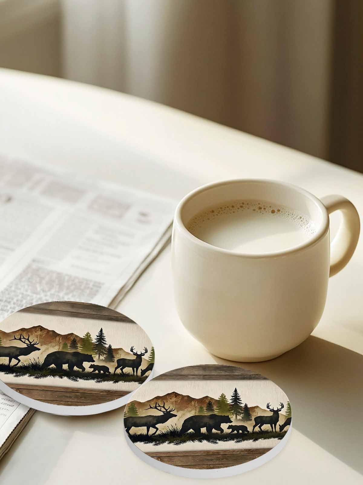Ceramic Drink Coaster Set of 6 O285