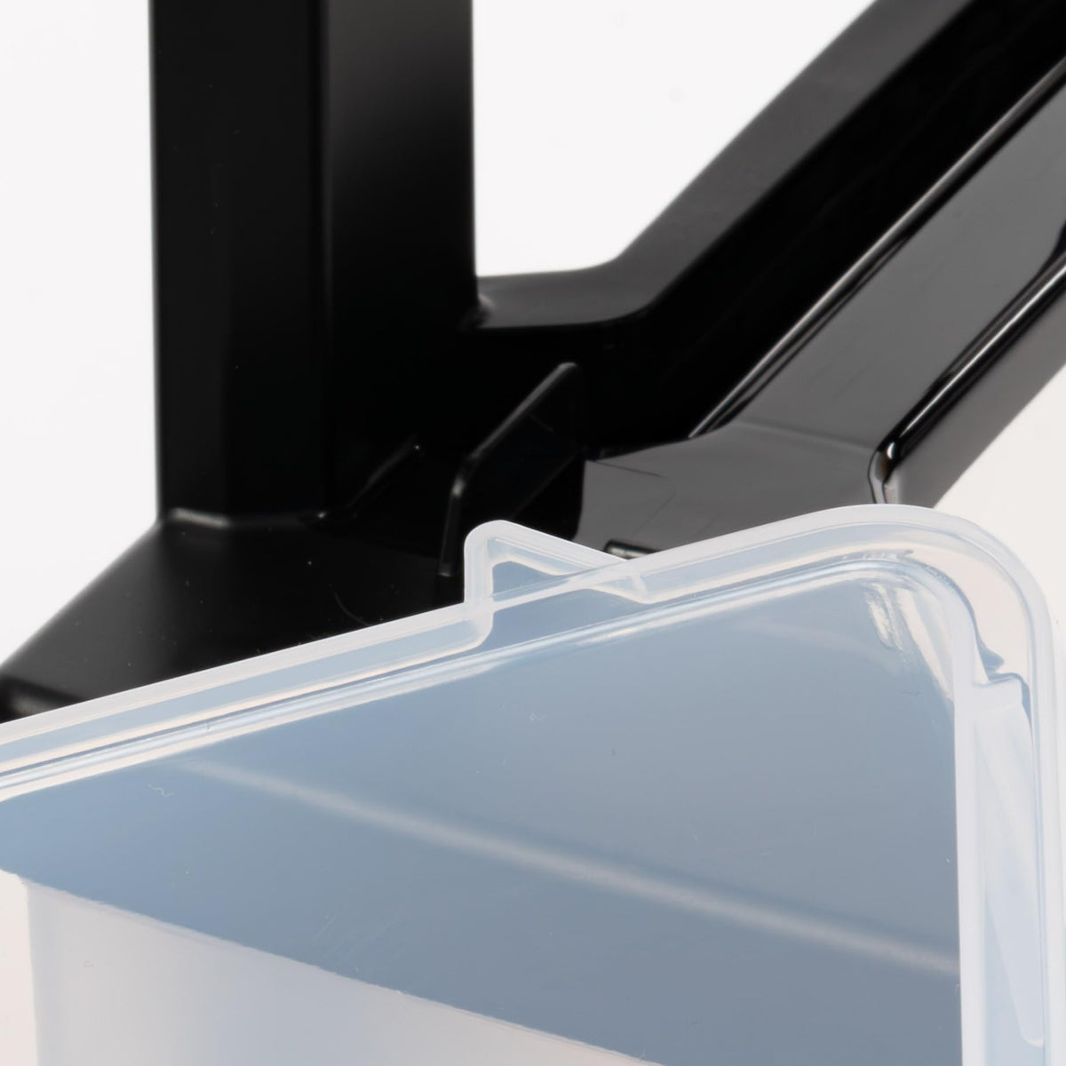 3 Drawer Slim Narrow Storage Organizer, 2-Pack, Black/Clear B9711